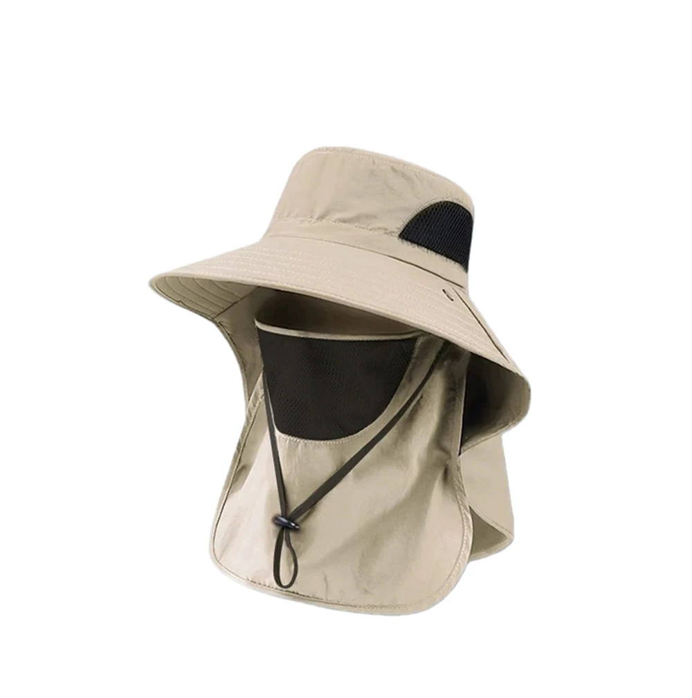 Outdoor Unisex Summer Hat UV Protection Breathable Fishing Cap Sunshade Neck Protection Cycling And Climbing Hat Waterproof