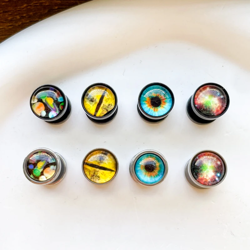 Серьги-гвоздики-из-нержавеющей-стали-в-стиле-панк-со-звездами