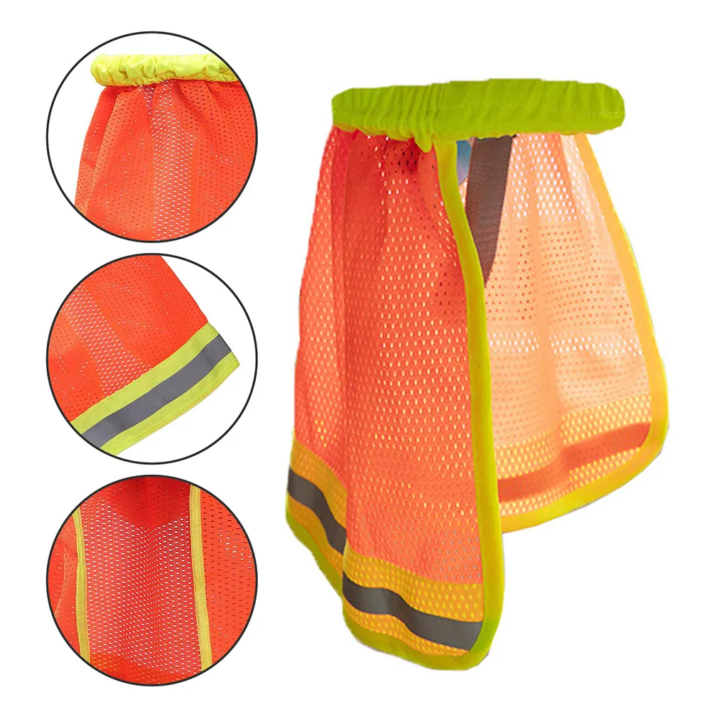 Summer Sun Protection Hat Cover Sunshade Curtain Construction Hat Cover Hard Hat Sun Shade Helmet