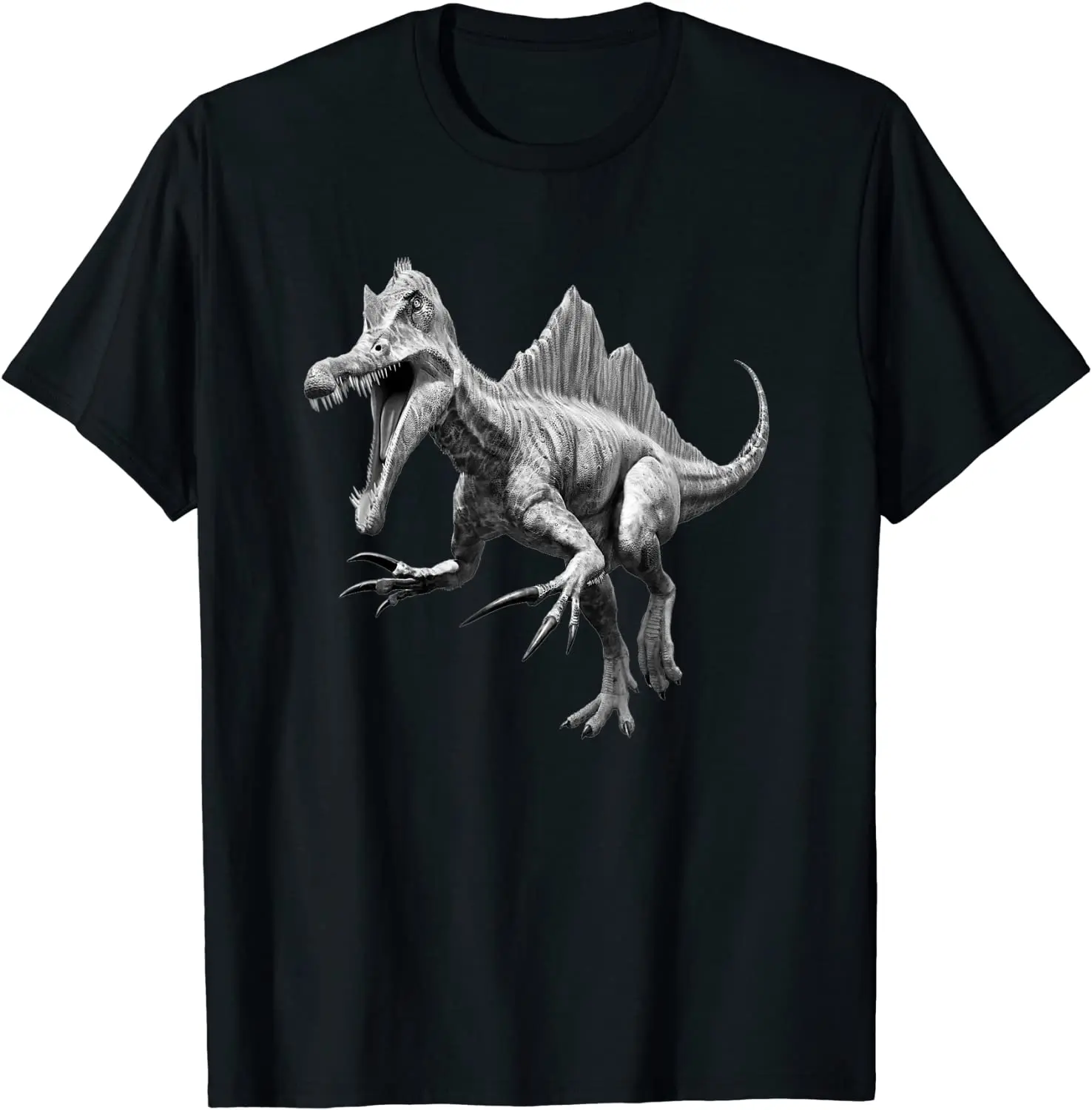 Spinosaurus Jurassic Dinosaur Reptile T-Shirt. Summer Cotton O-Neck Short Sleeve Mens T Shirt New S-3XL