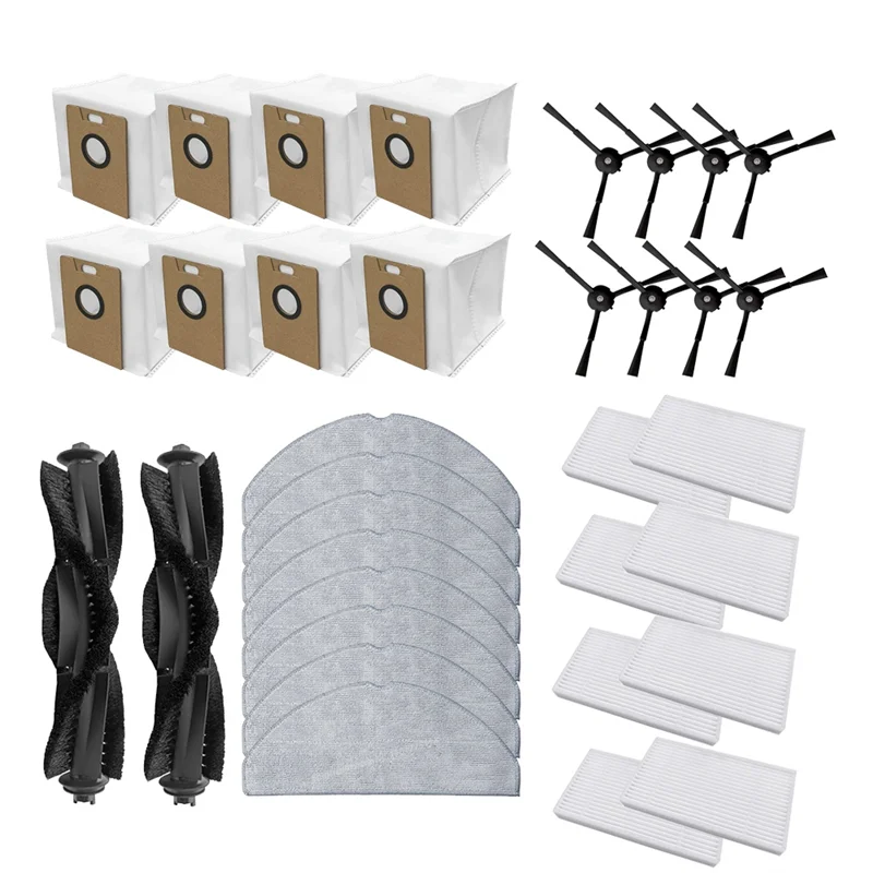 A01V-For TP-Link Tapo RV30 Max Plus / RV20 Max Plus / RV30 Max / RV20 Max Robot Vacuum ملحقات متينة للغاية