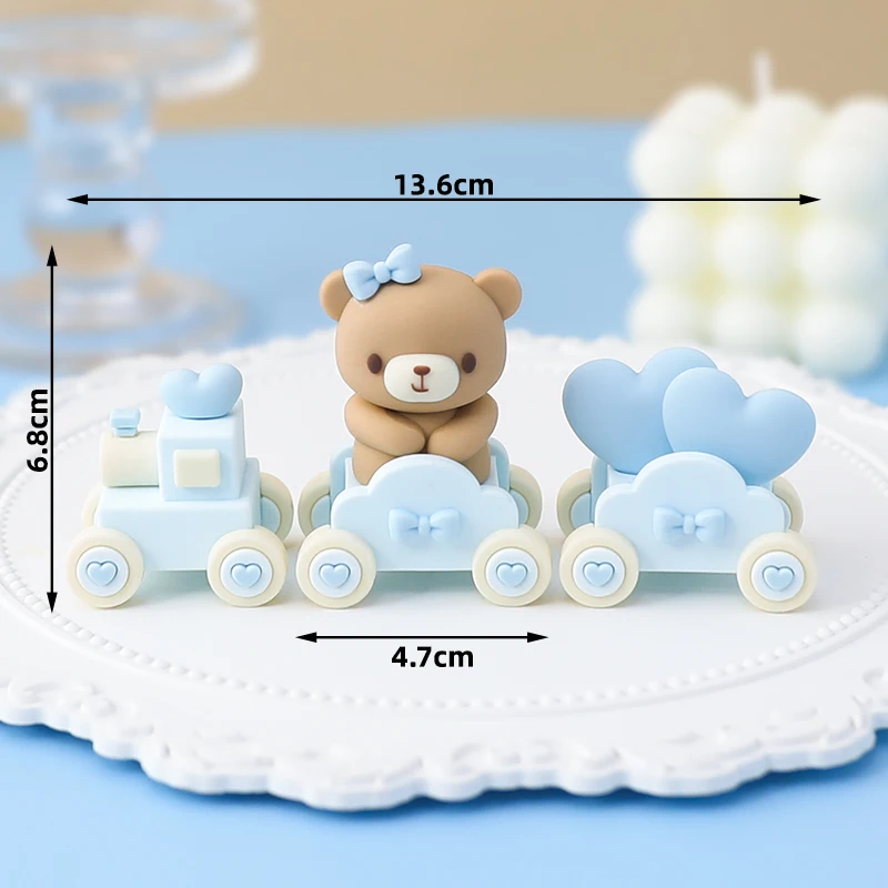 Tierzug-Kuchenaufsatz, brauner Giraffe, Bär, Elefant, Affe, alles Gute zum 1. Geburtstag, Party-Dekoration, Babyparty-Zubehör für Kinder – Detail 18