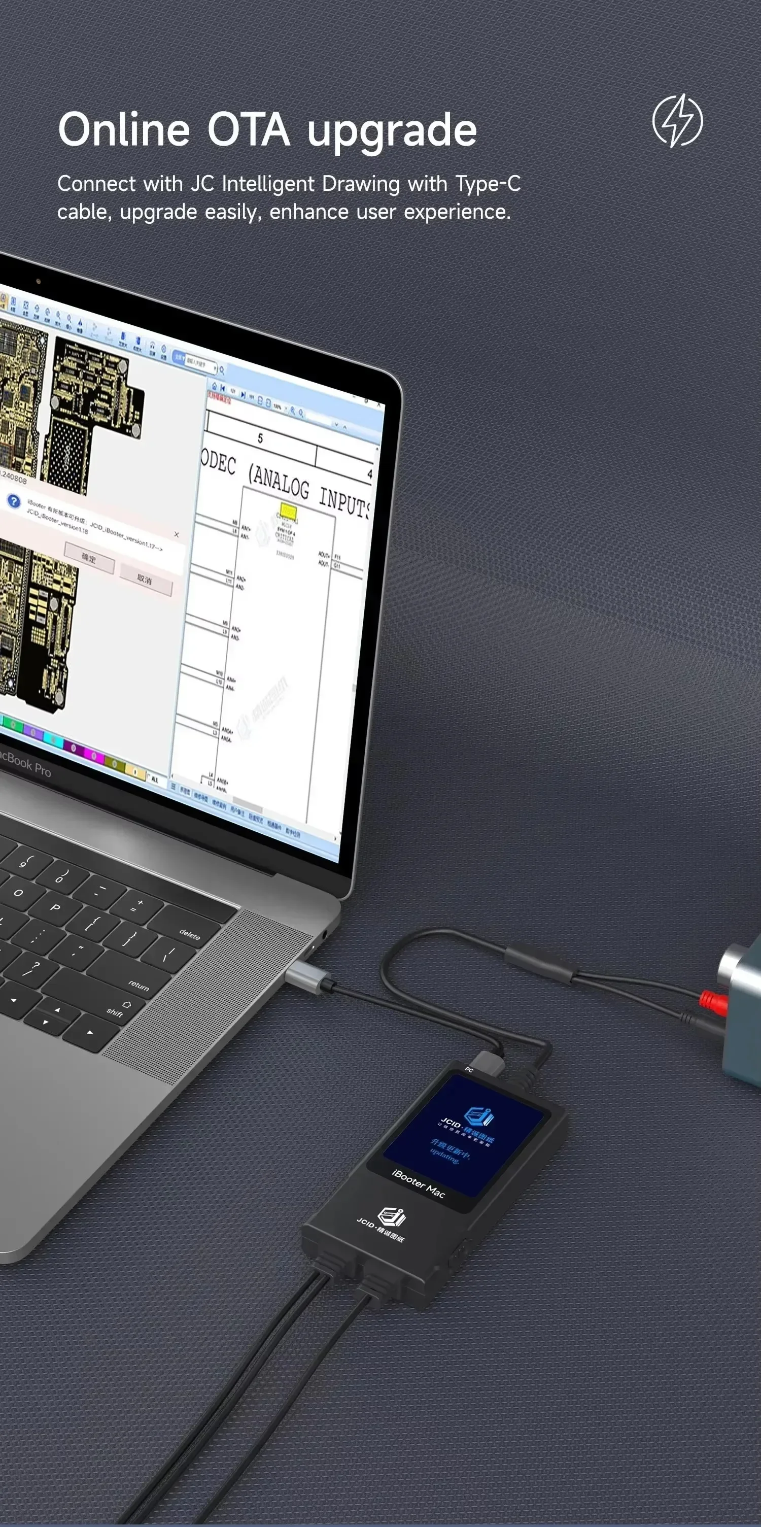 TLF JCID IBooter Current  with MagSafe Cable Instant Data Storage and Smart Retention for Multiple Charging Ports