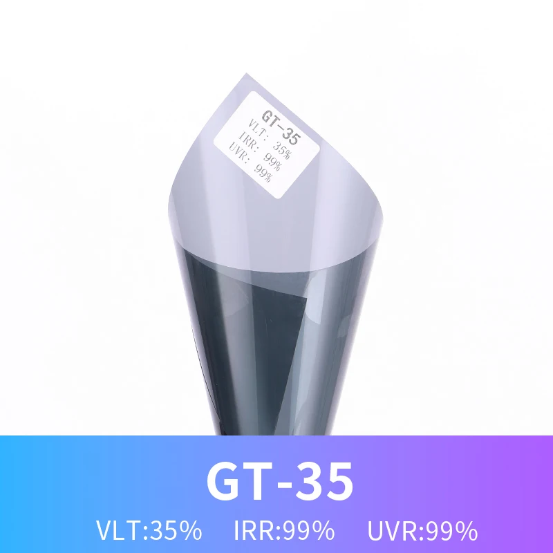 Ir 99 Vlt 35 زجاج نافذة السيارة نانو السيراميك فيلم الشمسية الخصوصية فيلم العزل سوبر واضح العزل شباك الفيلم