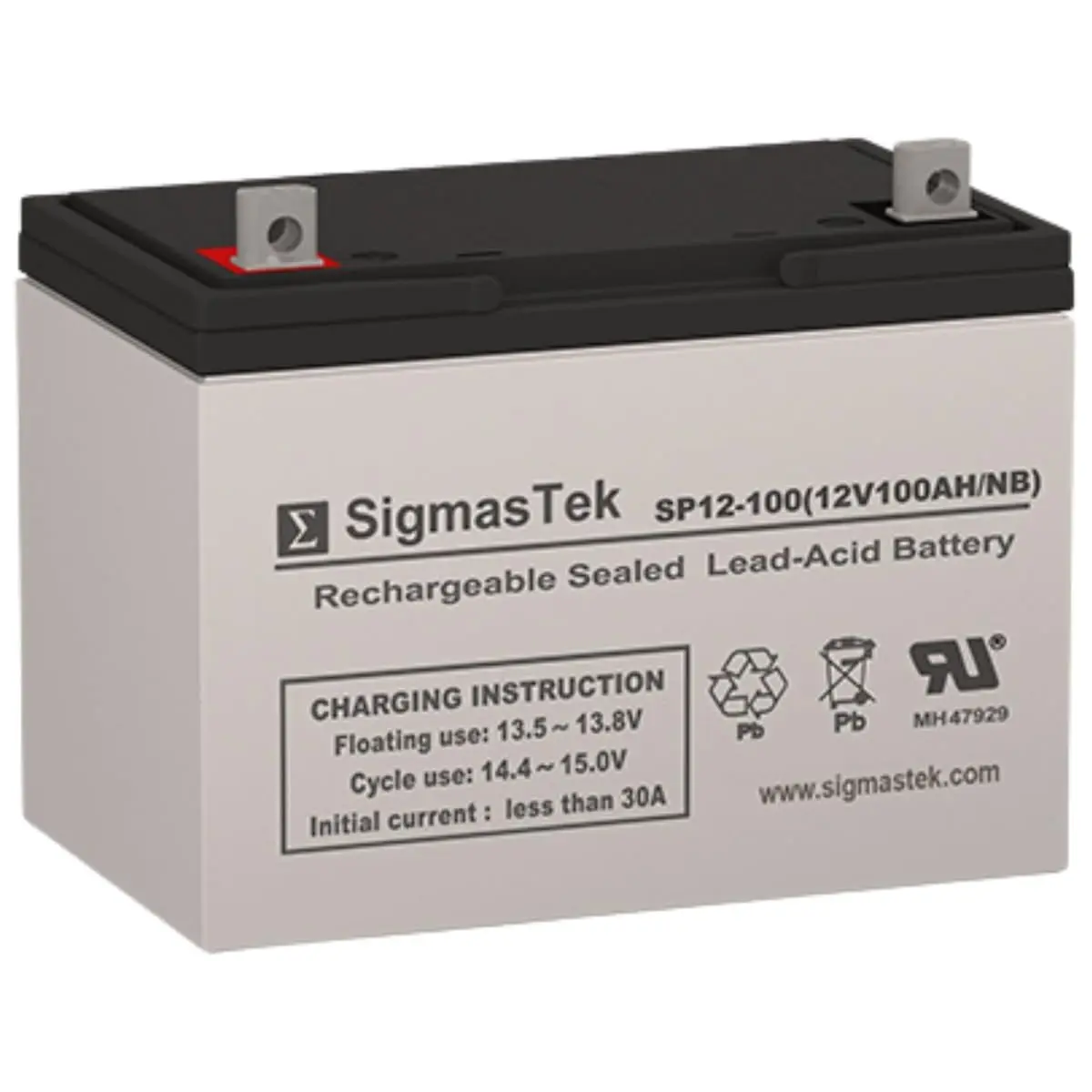 Universal SLA AGM Battery 12V 100Ah, Deep Cycle Rechargeable for UPS Solar Marine RV Emergency System, Customized