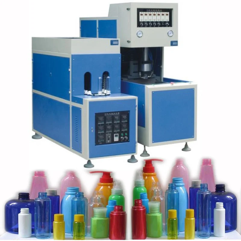 Semi-auto Plastic Liquid Hand Wash Bottle Making Machine Blowing Machine Pet Stretch Bottle Blowing Molding Machine