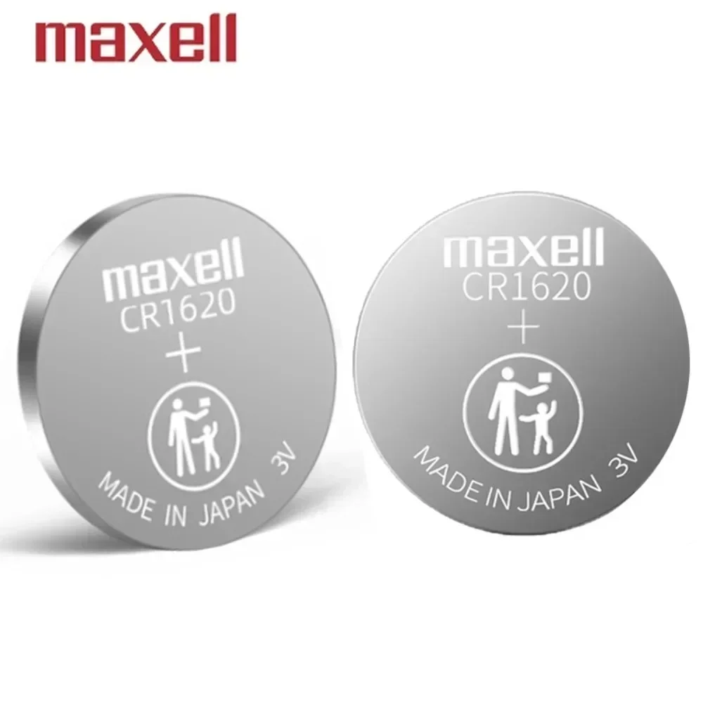 2PCS Original MaxeII 3V CR1620 Battery CR 1620 Button Battery for Watches Car Scales Shavers DL1620 BR1620 Lithium Cells