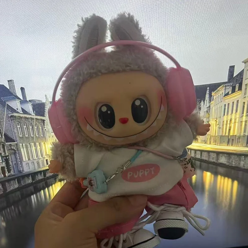 ファッションスポーツテニススーツ ラビュブドール用 可愛い韓国風服 テニスペンダント ピンクホワイトTシャツ服アクセサリー