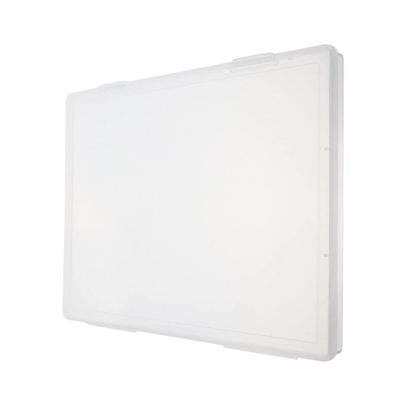 

Прозрачная прямоугольная пластиковая коробка с откидной крышкой, многофункциональный органайзер для хранения документов формата А4, бумаги, рукоделия и настольных игр