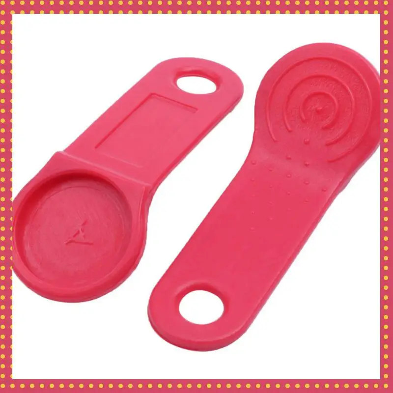 

B74A 40 шт. DS1990A-F5 TM Card Ibutton Tag с настенным красным красным