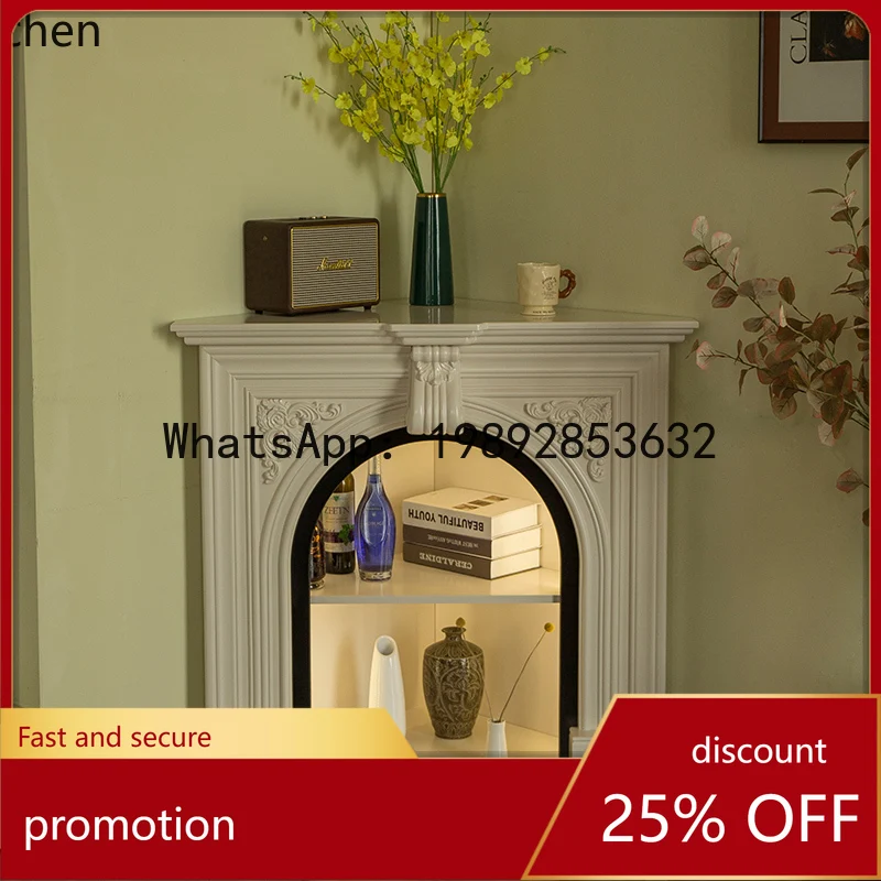 A1   Solid Wood Right Angle Triangle Cabinet Decorative Cabinet Furniture Decoration