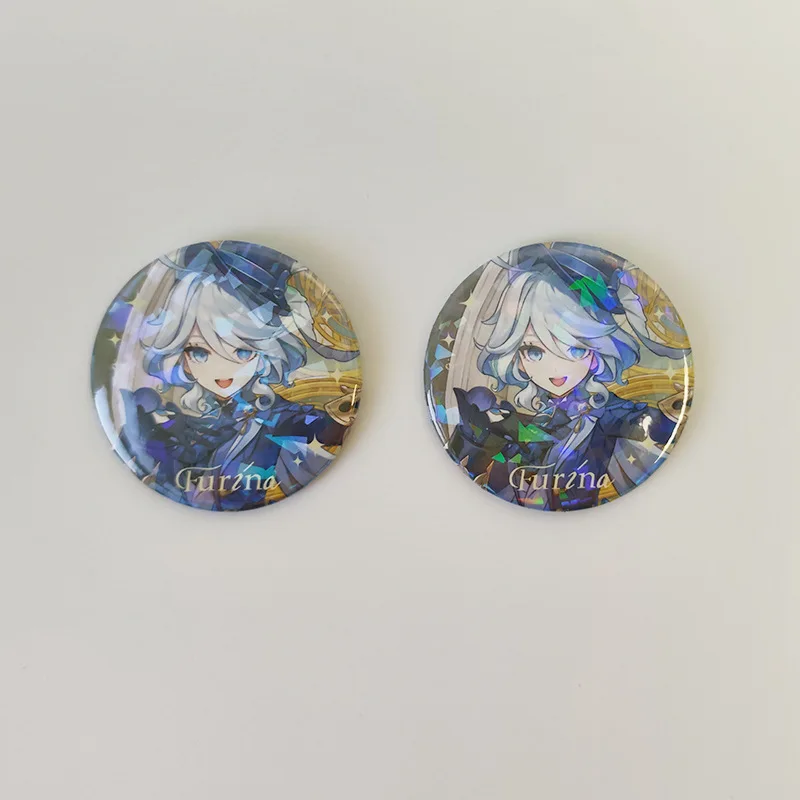 

Акриловый брелок Genshin Impact Фурина, значок-билет, подставка для значков, аниме-коллекция, подарок для фанатов, косплей