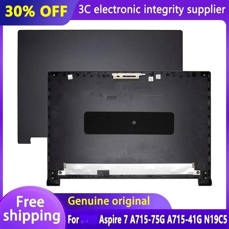 

New Original LCD Back Cover For Aspire 7 A715-75G A715-41G N19C5 Laptop Case Rear Lid Topcase Replacement Housing Black