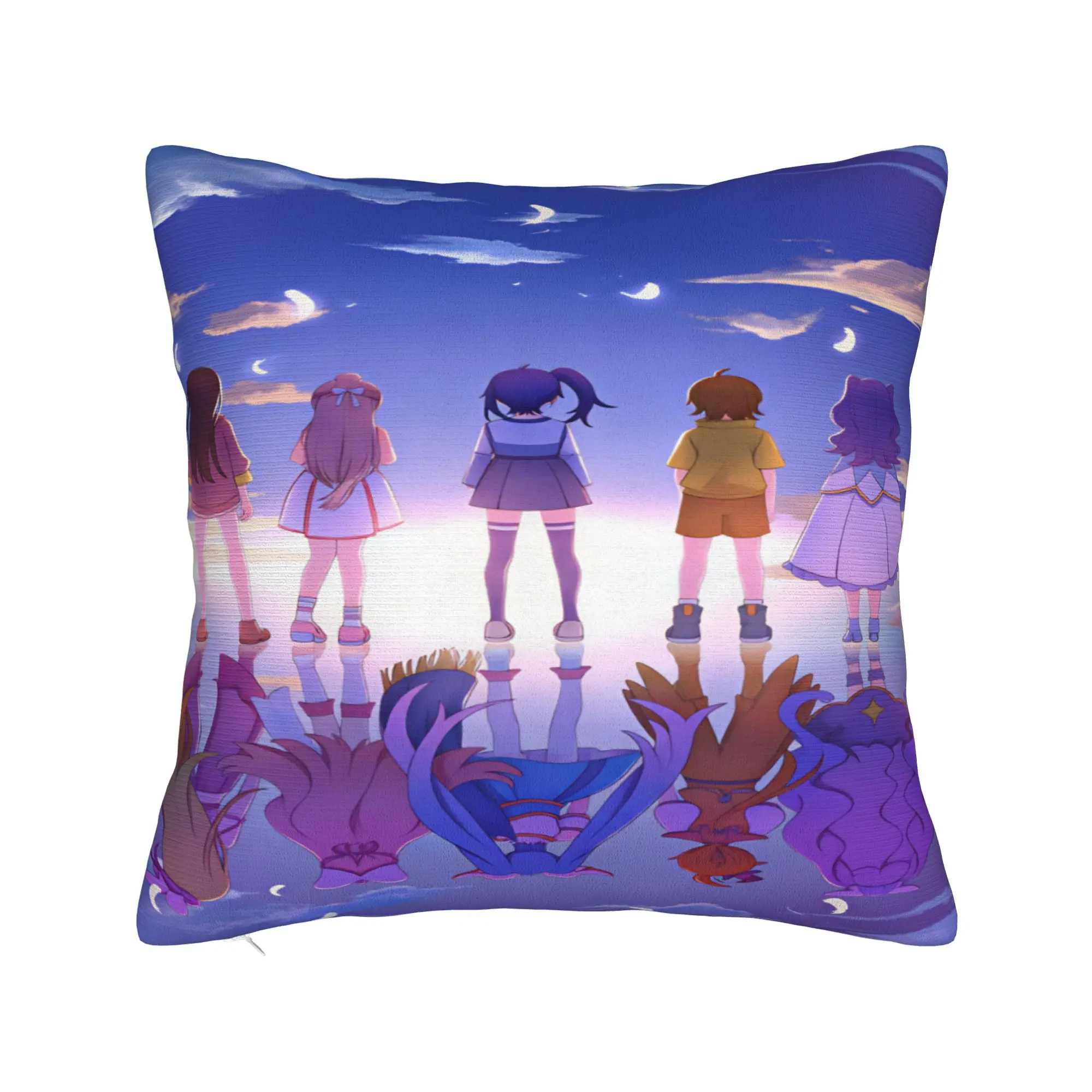 Pretty Cure  Pillow Case  Kawaii Pillow Cover Print Pillowcases For Living Room Sofa