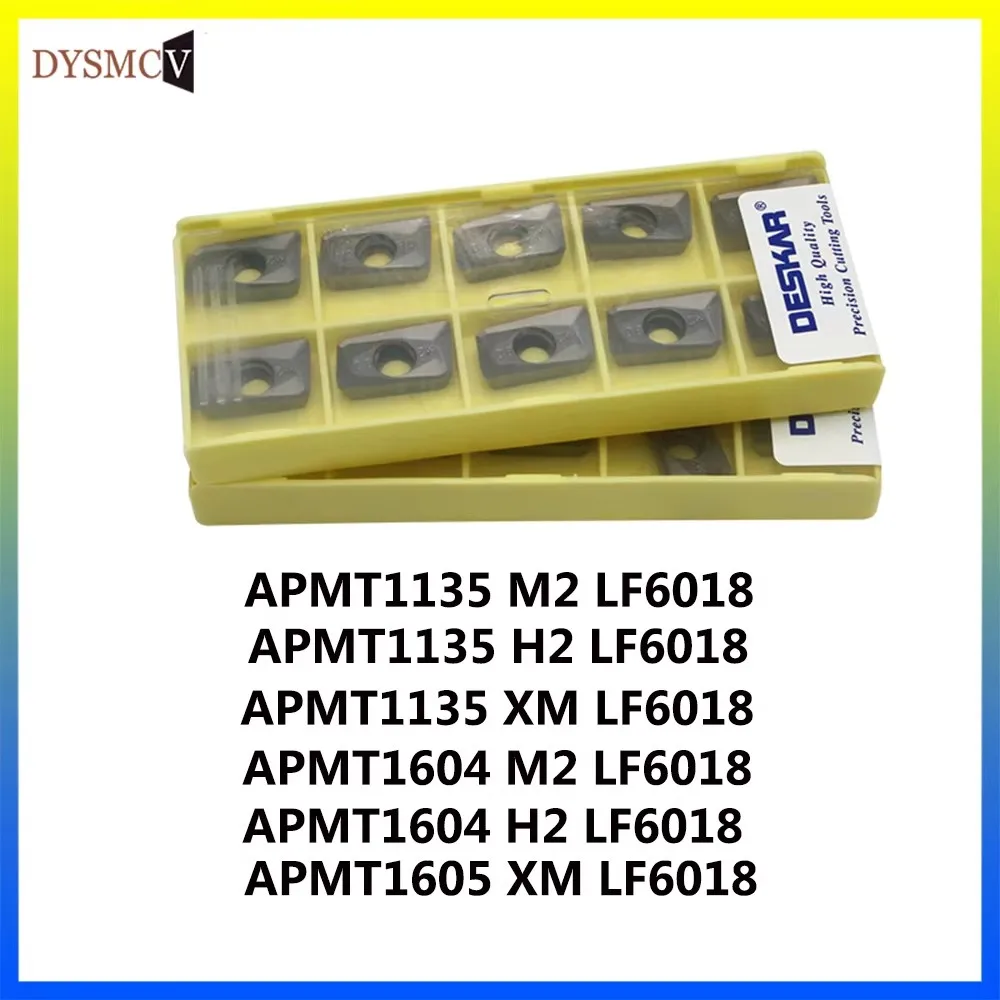 DESKAR Original APMT1135/APMT1604 M2/H2/XM LF6018 Fast Feed To Milling Insert Numerical Control Lathe Processing Stainless Steel