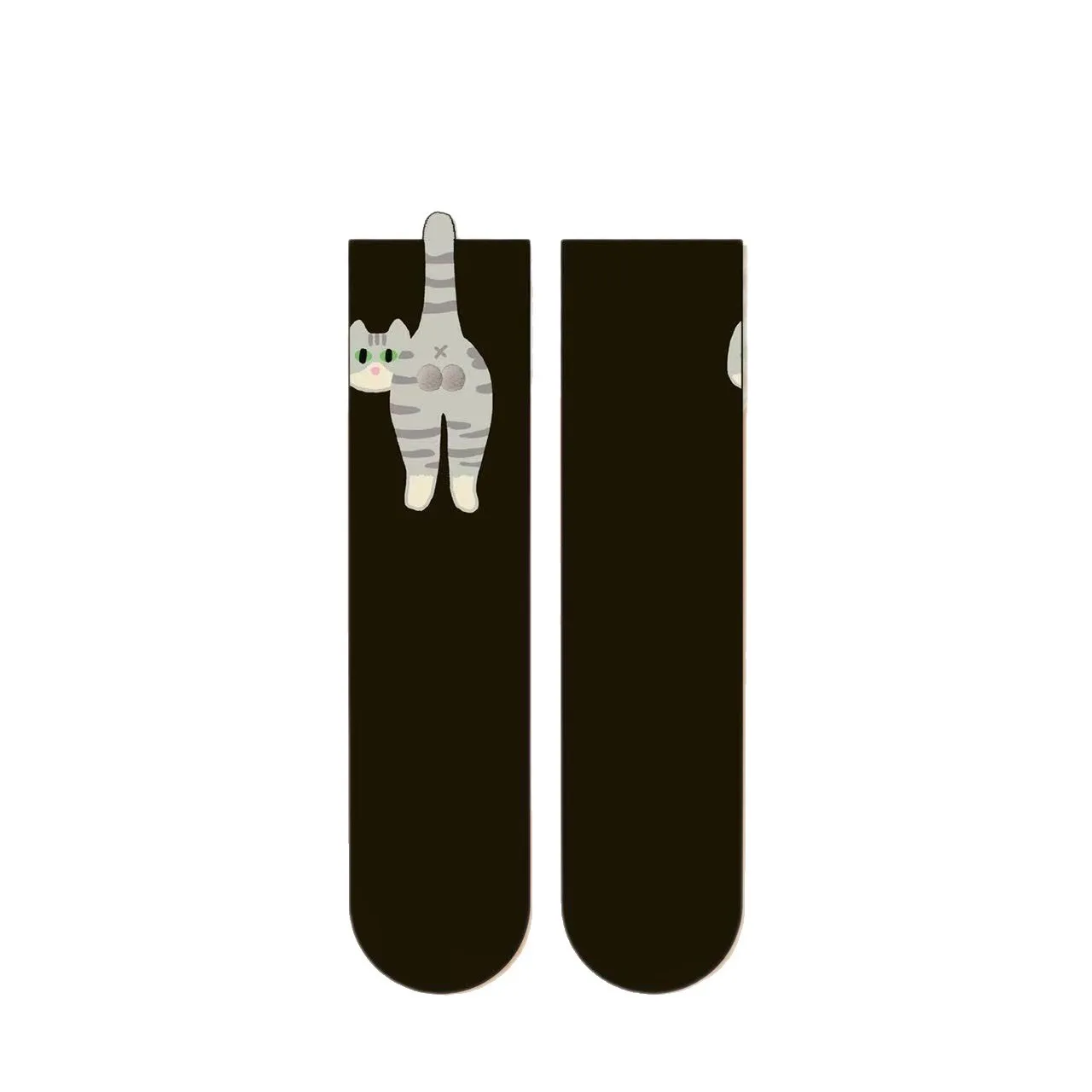 

Sock Leisure Athletic Sports Crew Dress White Cartoon Cat Socks Women Summer Cotton Cute Funny mid-calf Socks 2W48