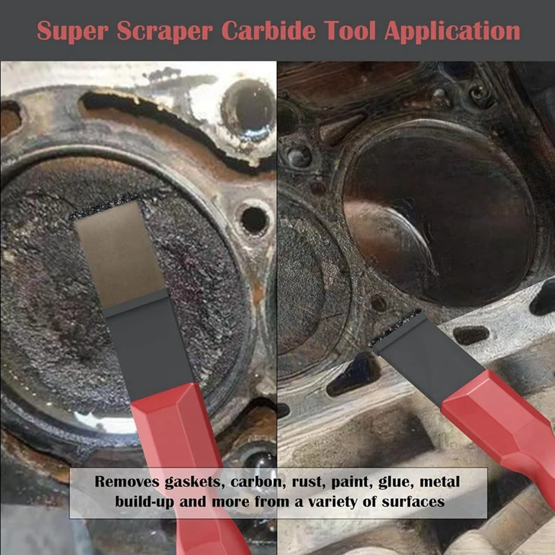 كاشطات ABDJ-Carbide، كاشطات حشية كربيد فائقة للمعادن والسيارات، مجموعة كاشطات كربيد 1-1/4 بوصة و5/8 بوصة