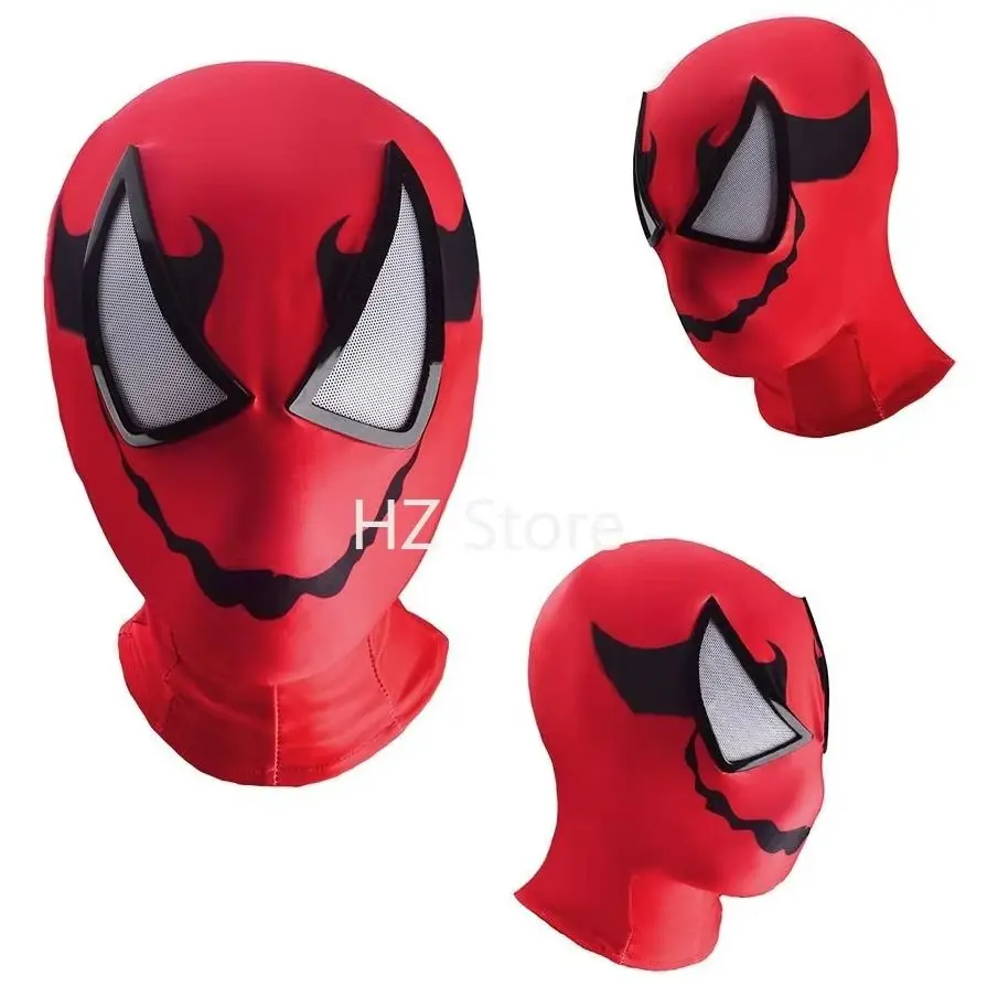 Spider Man Mask Cos Prop Venom Spiderman Masks Head Cover Replica Halloween Cosplay Costume Christmas Gift Lycra Material