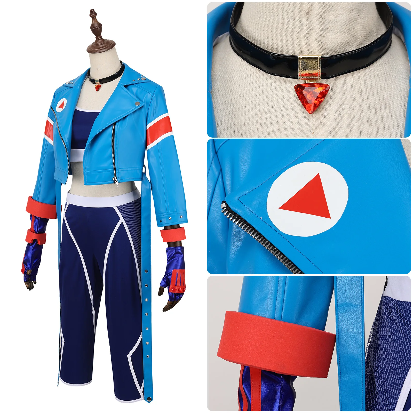 

Cammy White Cosplay Costume Role Play Uniform Accessories Halloween Christmas Carnival Full Set