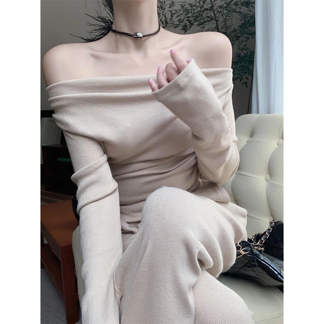 Autumn Winter Knitted Set 2026 New Style Two-Piece Suite High-End Feel Complete Look Casual Sportswear Women's Fashion