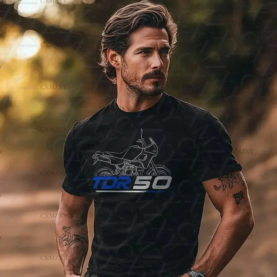 

872 japan Yama Motorcyle TDR 125 TDR250 Tee T Shirt men Rider Top For Fans Racing Gift