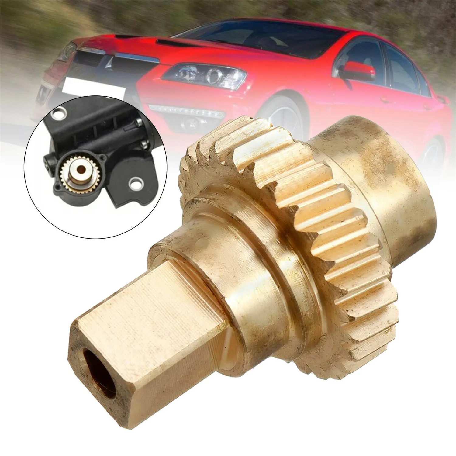 

1pc Actuator Gear Top Roof Parcel Shelf Winglet Flap Motor Brass Gears 93188313 93188314 13297952 for Holden Twintop 05-10