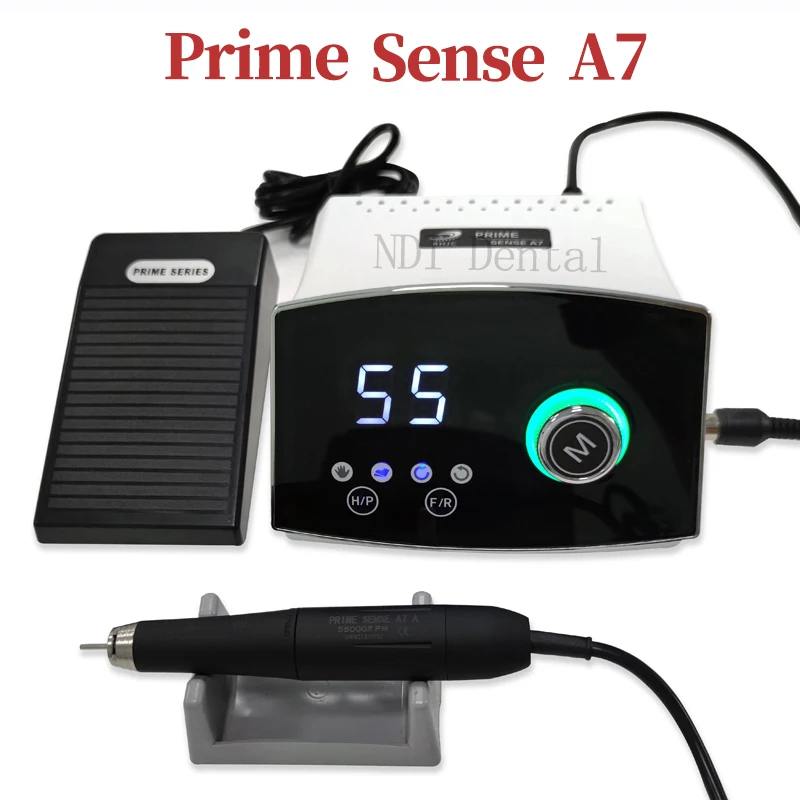 

Стоматологический бесщеточный микромотор 240 Вт Prime Sense A7 и наконечник HP A7A: Мощный микромотор для стоматологии, зуботехническая шлифовальная машина, лабораторное оборудование