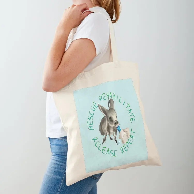 

Baby Kangaroo rescue Tote Bag canvas bags Fabric bag Canvas bag foldable reusable