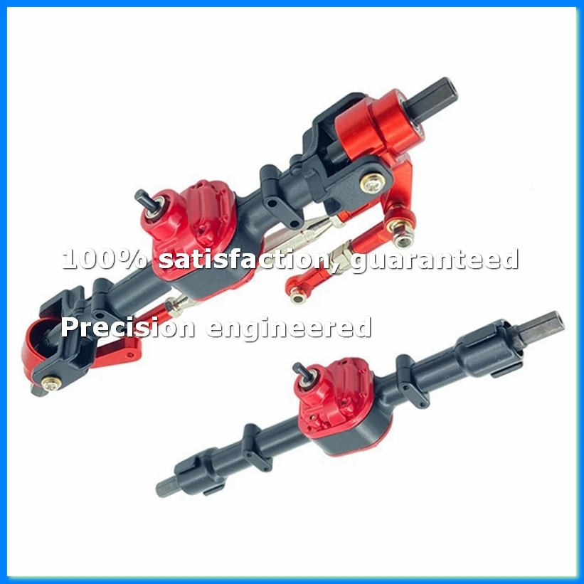 2 pièces MN82 LC79 Essieux métalliques et engrenages métalliques avant et arrière pour camion RC Mang Cow MN82 LC79, pièces de mise à niveau et accessoires A-DTD2