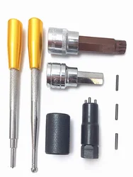 6PCS Diesel Common Rail Injector Nozzle Disassemble Tool Kits For BOSCH DENSO