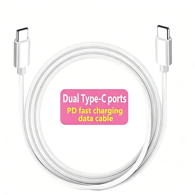 Data cable PD fast charging Type-C to Type-C suitable for Apple iPhone17/16/15/Pro max/e/Plus/Air/A3257A3525A3256A3522A3258A3260