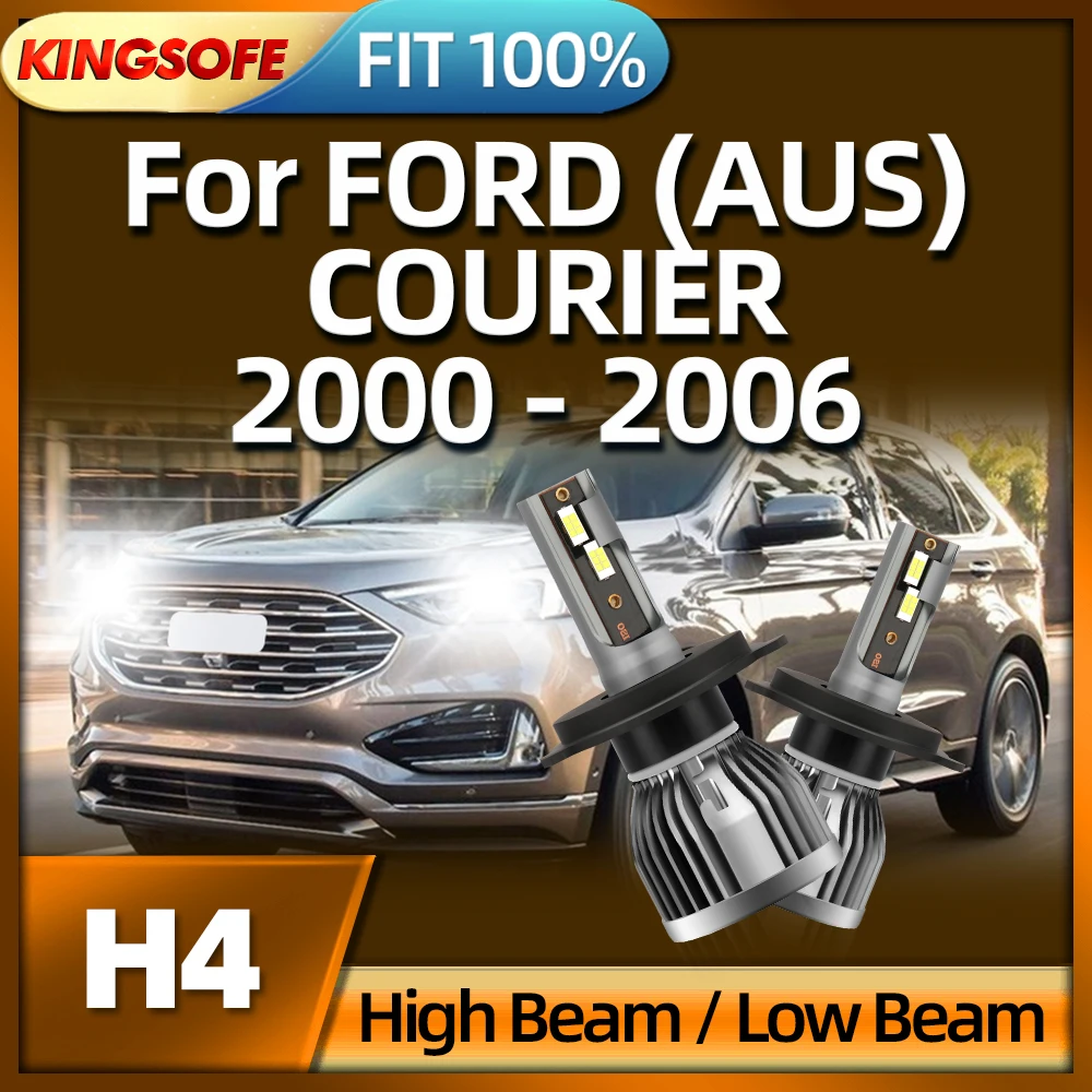 

KINGSOFE 26000LM H4 LED Headlight Bulbs 110W Car Lights 6000K For FORD (AUS) COURIER 2000 2001 2002 2003 2004 2005 2006