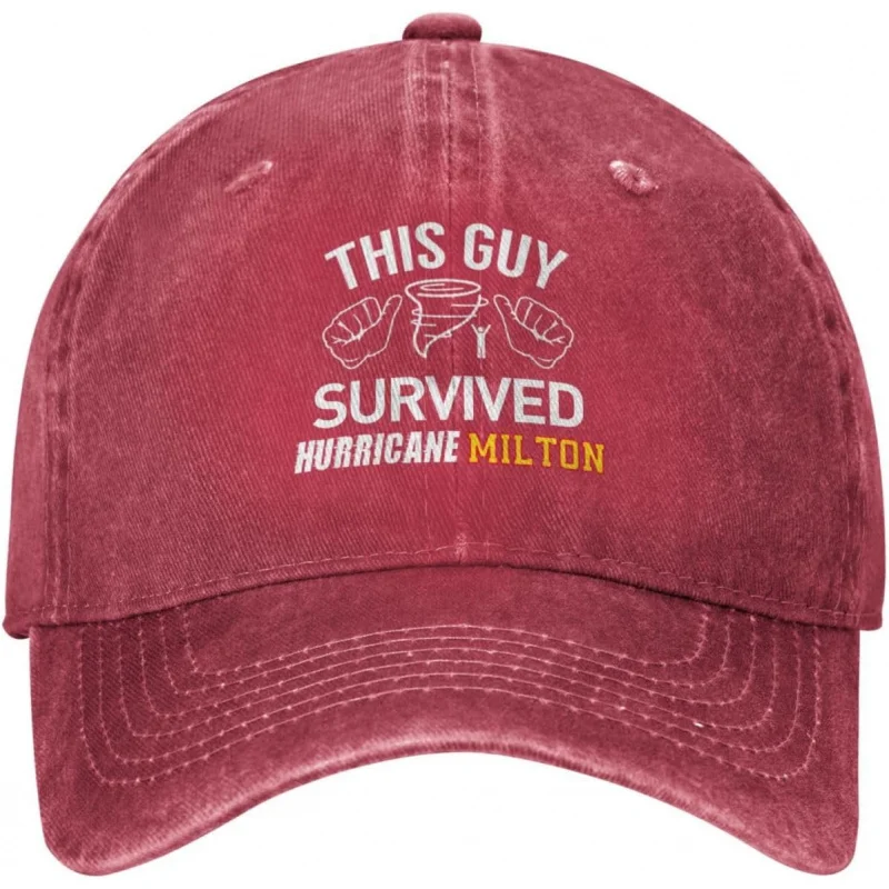 I survived the hurricane Milton hat pray for Florida hat God bless men and women with black hats