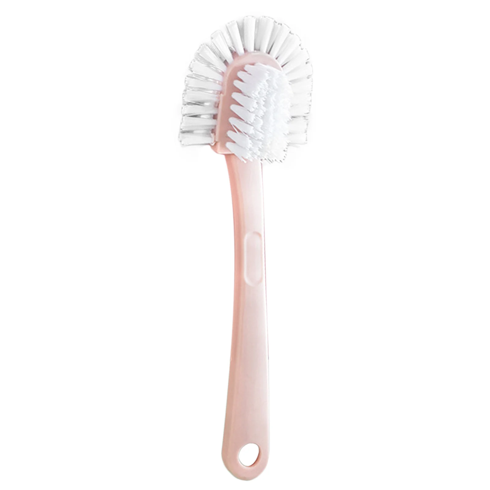 Cleaning Brush Tool Long Handle Five-Sided Brush Toilet Brush Candy Color Anti-Slip Brush For Shoes Clothes Hat Bathroom Toilet