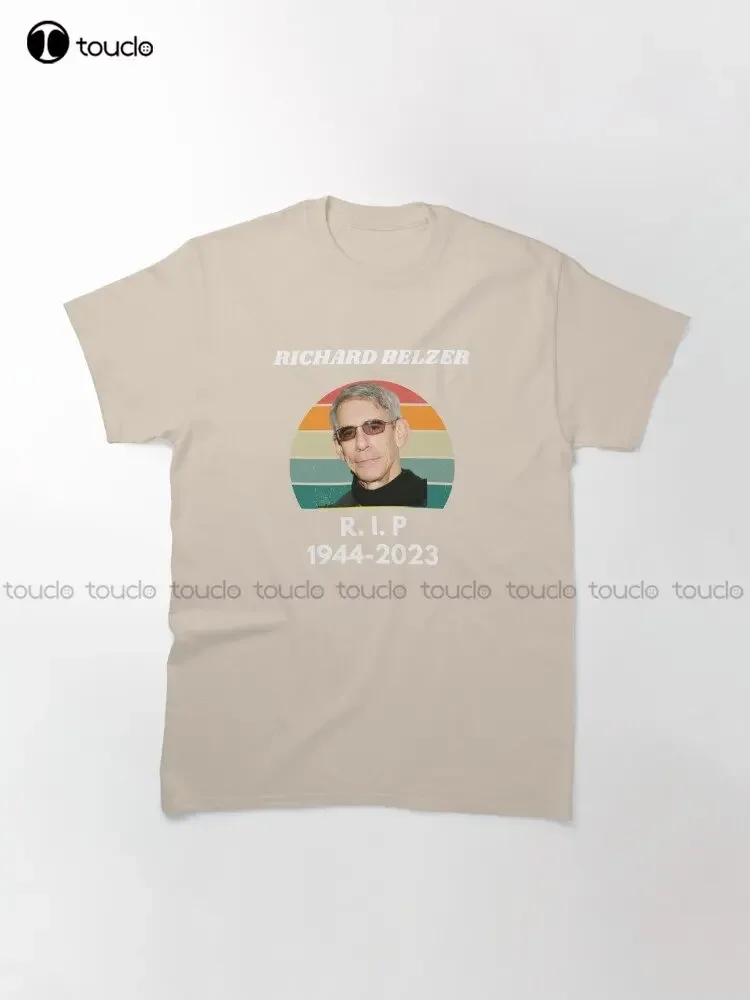 Richard Belzer Trending T-Shirt Custom Aldult Teen Unisex Digital Printing Tee Shirts Funny Art Streetwear Cartoon Tee Xs-5Xl