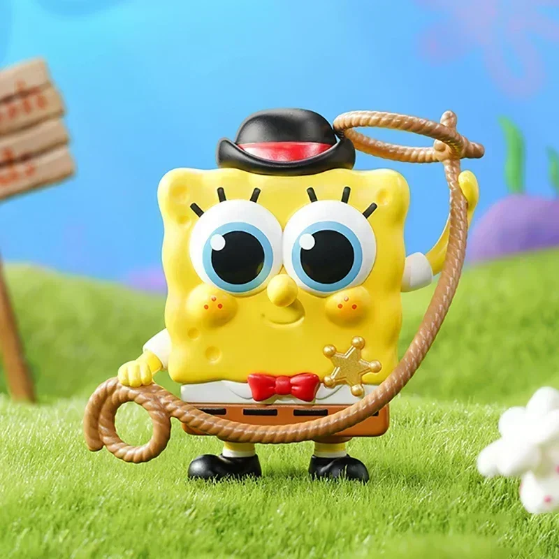 POP MART Spongebob Best Friends Series Genuine Blind Box Mystery Box Guess Bag Toys Doll Cute Anime Figure Desktop view 5