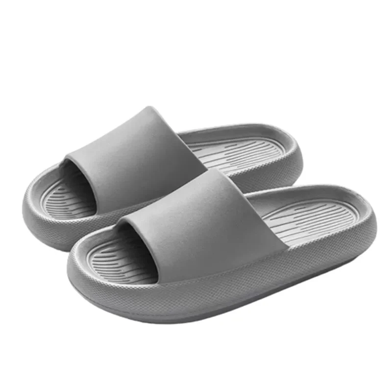 Zapatillas informales para hombre, chanclas suaves de EVA, sandalias de playa, zapatos de baño antideslizantes para el hogar, talla grande 48, 49