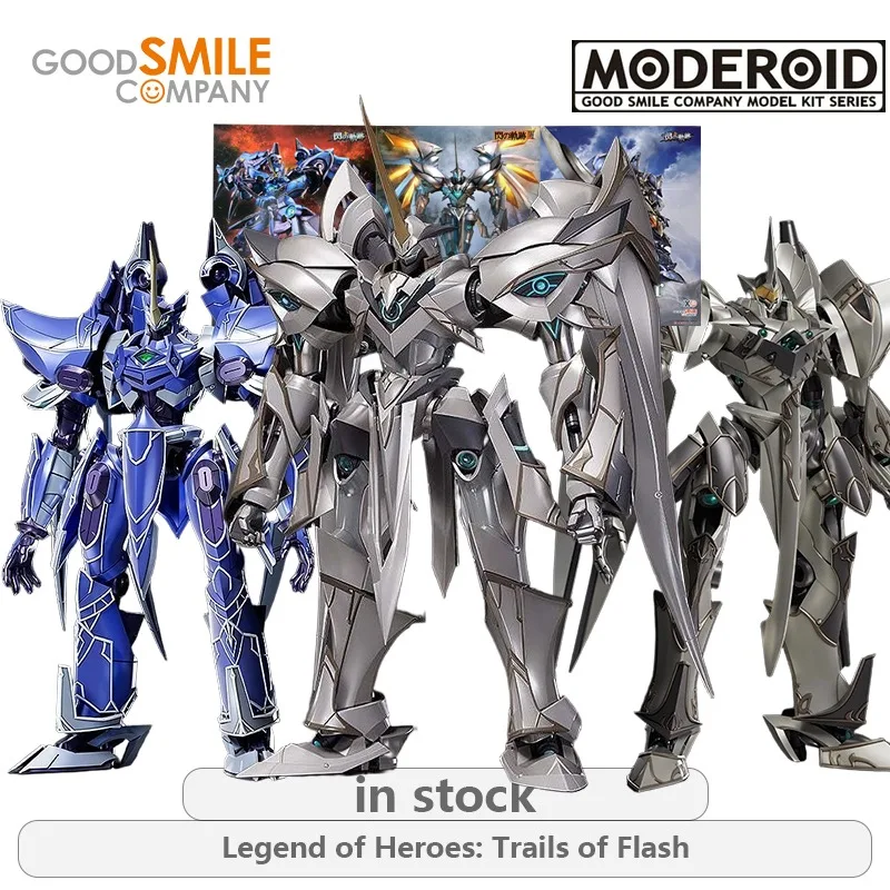 

GSC Osoriginal MODEROID: Legend of Heroes, Shining Trails, Silver Riding God, Agrion Anime Action Figure Assembly Model Toys