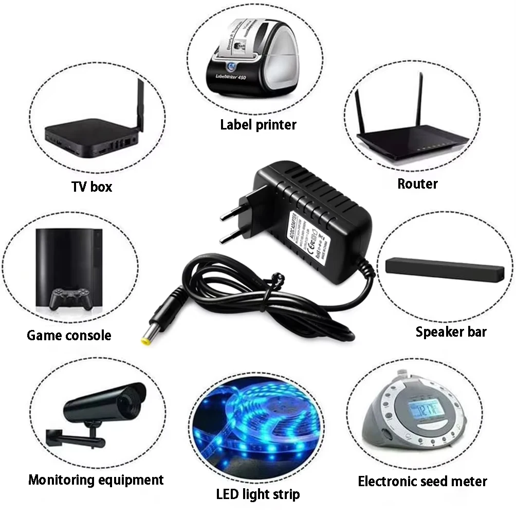 Li-Ionen-Ladegerät 4,2V 7,2V 8,4V 12,6V 13,8V 16,8V 20V Mehrspannung 1A 1,2A 2A 3A Strom 100-240VAC für LED CCTV-Stromversorgungen T – Detail 6