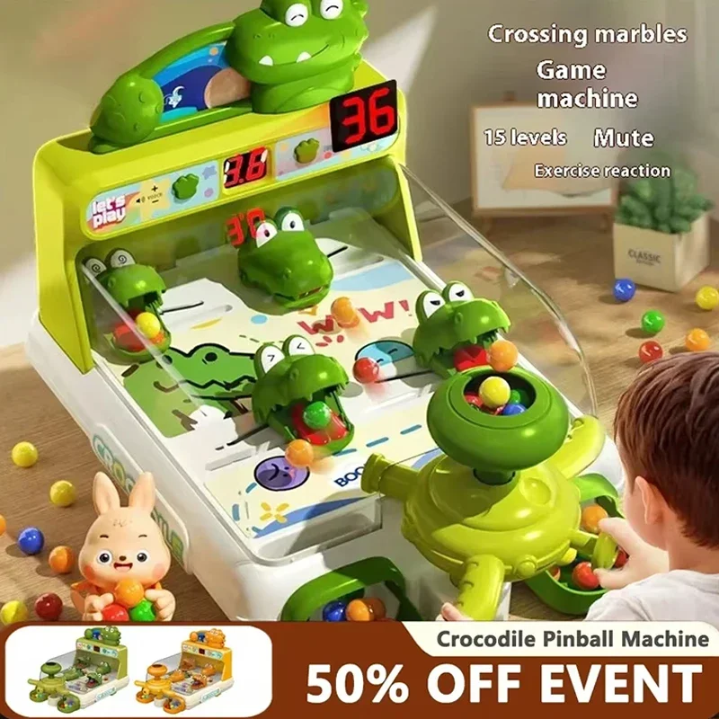 Crocodile Table Games, Pinball Shooting Machine, Score Shooting Target Child Desktop Game, Parent-child Interaction, Party Games