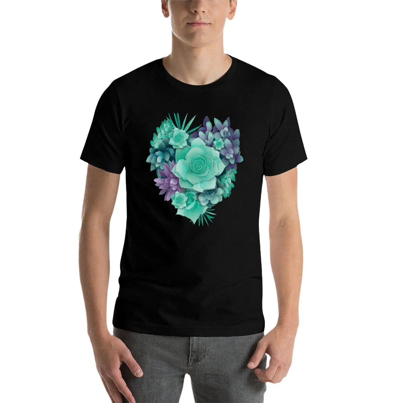 

Succulent Love I T-Shirt essential t shirt man tshirt cotton t shirts man 100% T-Shirt