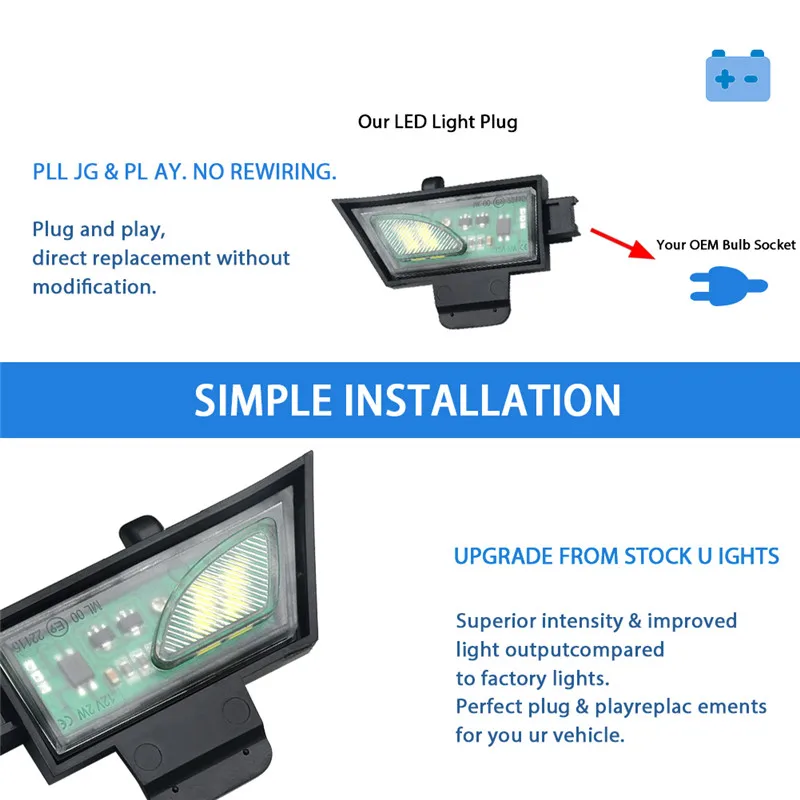 2Pcs Car Led Under Side Rearview Mirror Puddle Light For Volkswagen VW Golf 7 VII  Sportsvan Touran II MK2 5G0945291 5G0945292