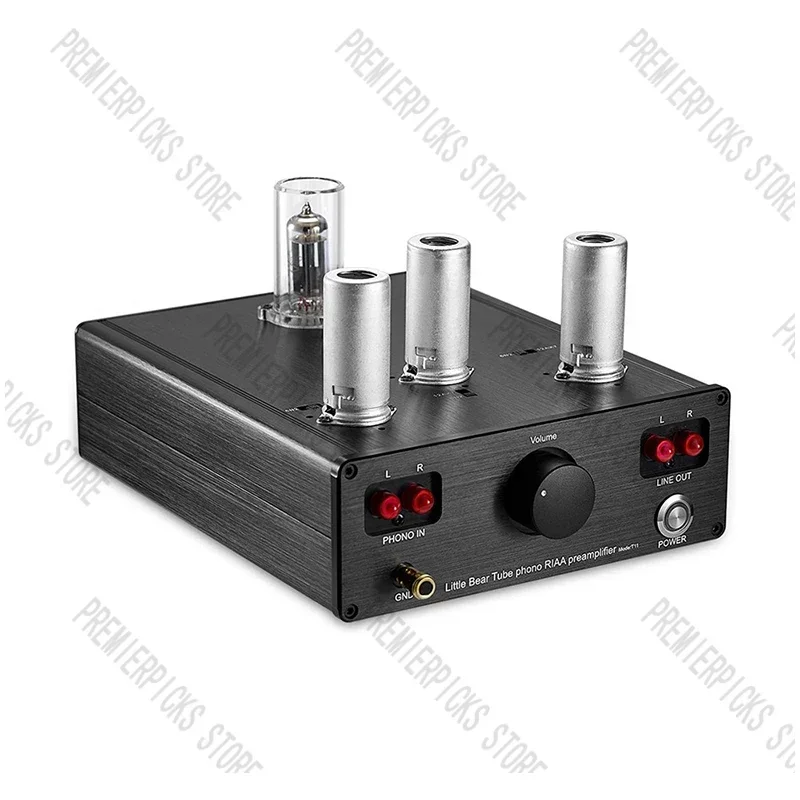 Pure Tube Phono Stage Mm  Amplifier Vinyl Record Player Preamp Bluetooth Power Hifi Bile