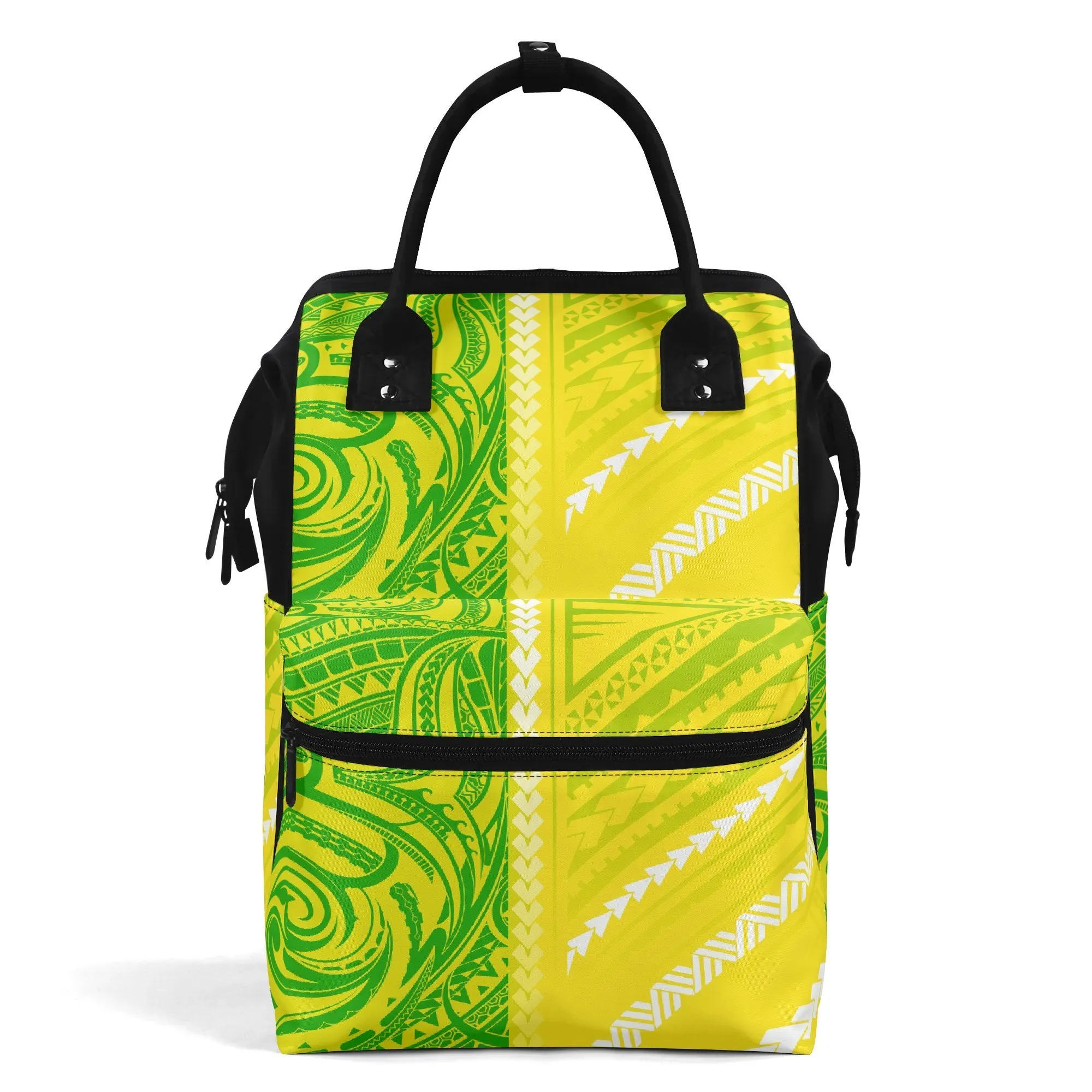 

Сумка-утконос на двойное плечо с принтом в полинезийском стиле, модная сумка для ноутбука с настраиваемыми узорами