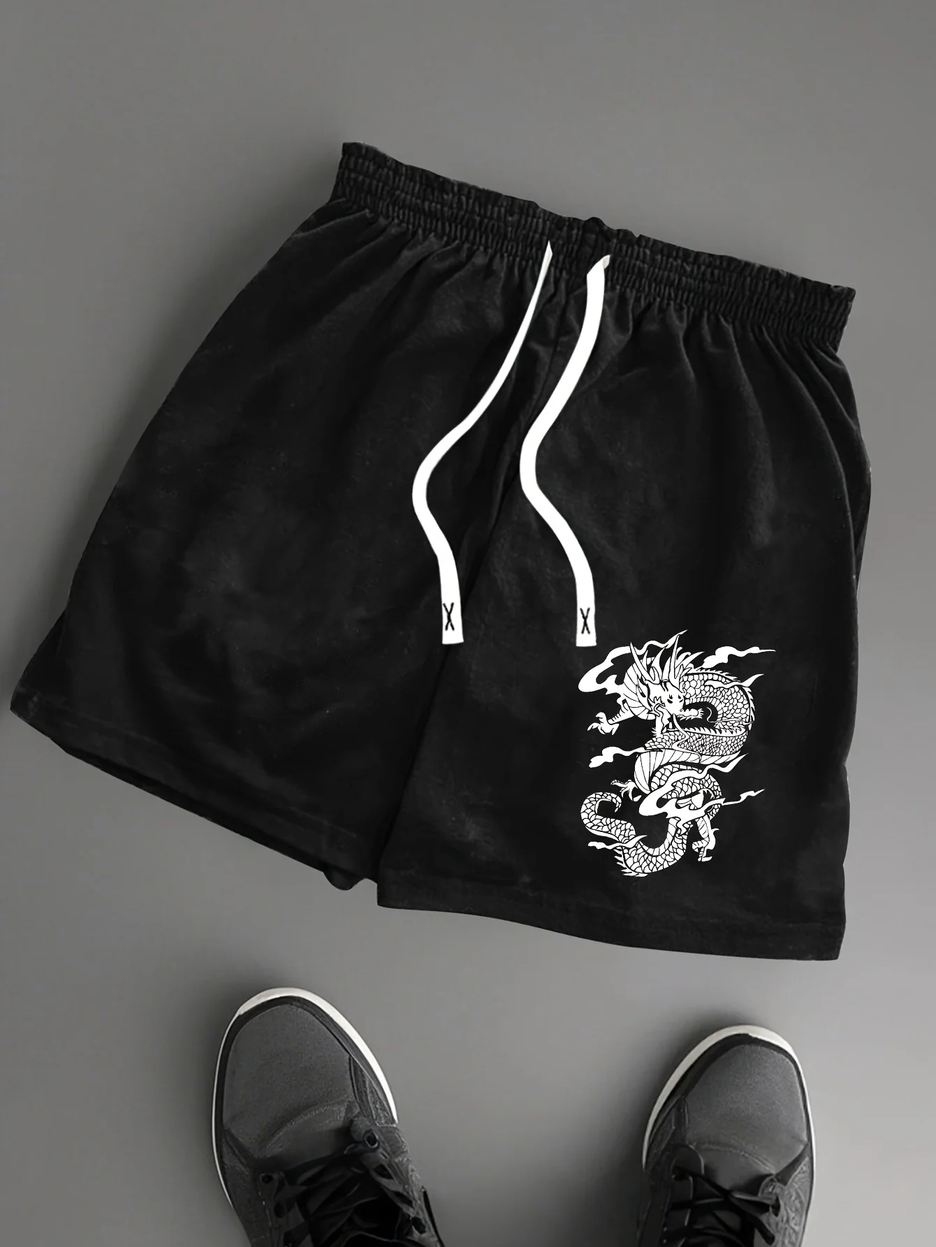 

Men's 2026 Summer Fashion Shorts with Pattern Elements, Casual Fitness Outerwear, Home Pure Cotton Shorts and Beach Pants