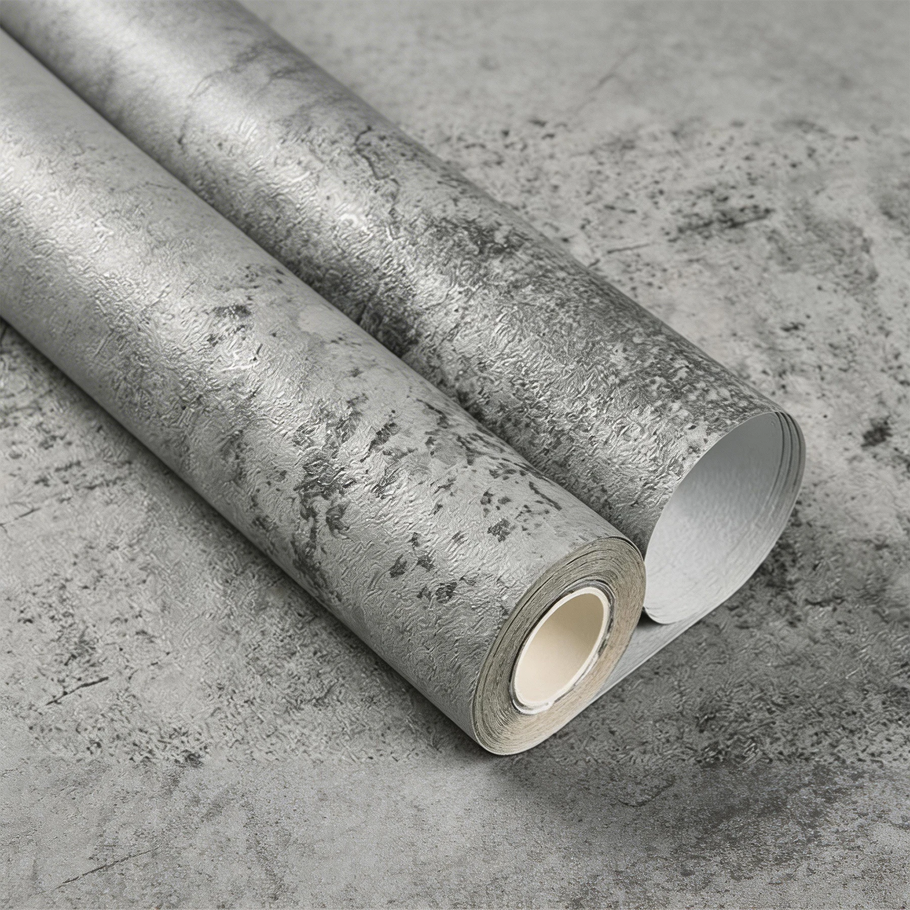 Industrial Cement Grey Clothing Store Living Room Decor Contact Paper Vinyl Self Adhesive Waterproof Wallpaper Wall Stickers