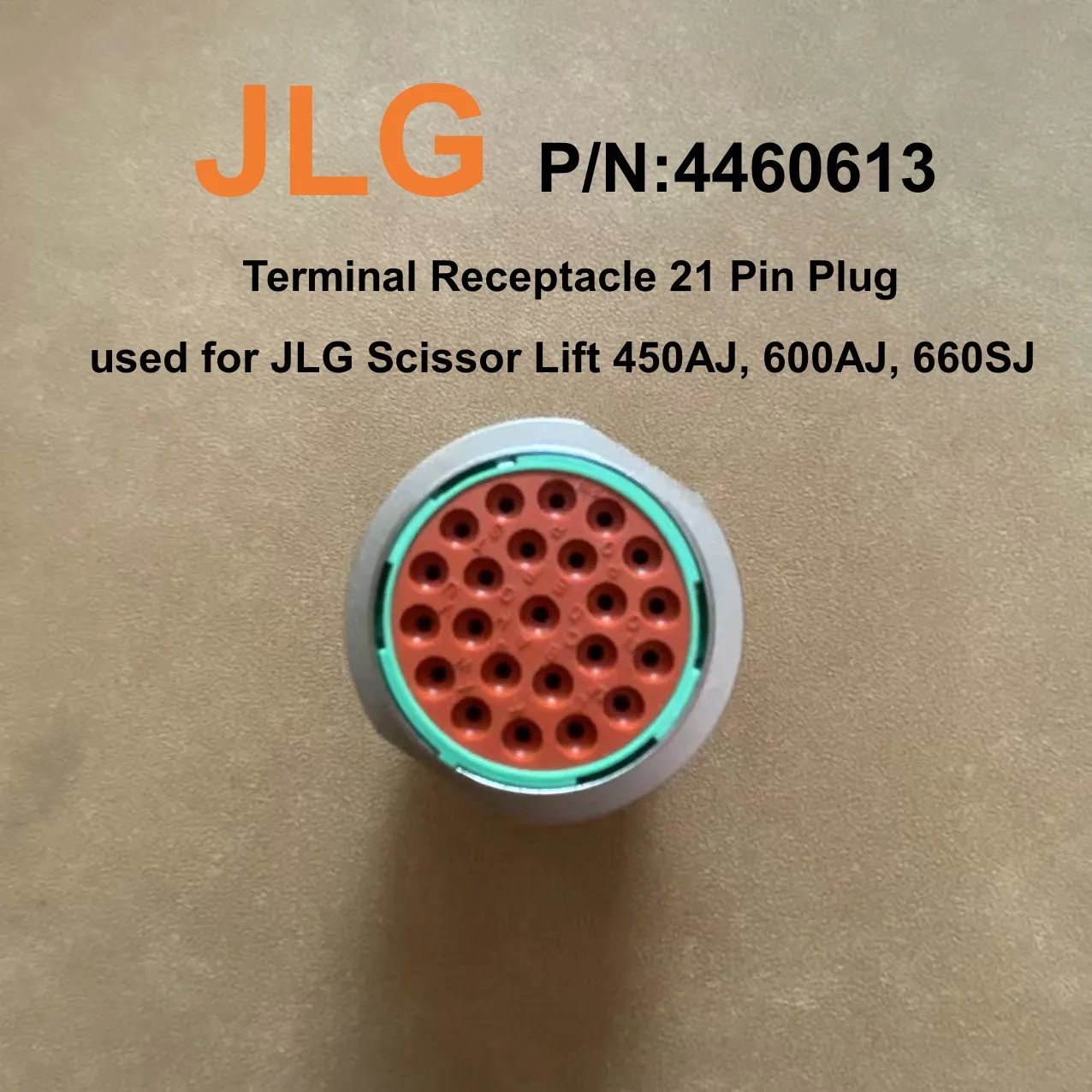

4460613 Terminal Receptacle 21 Pin Plug used for JLG Scissor Lifts