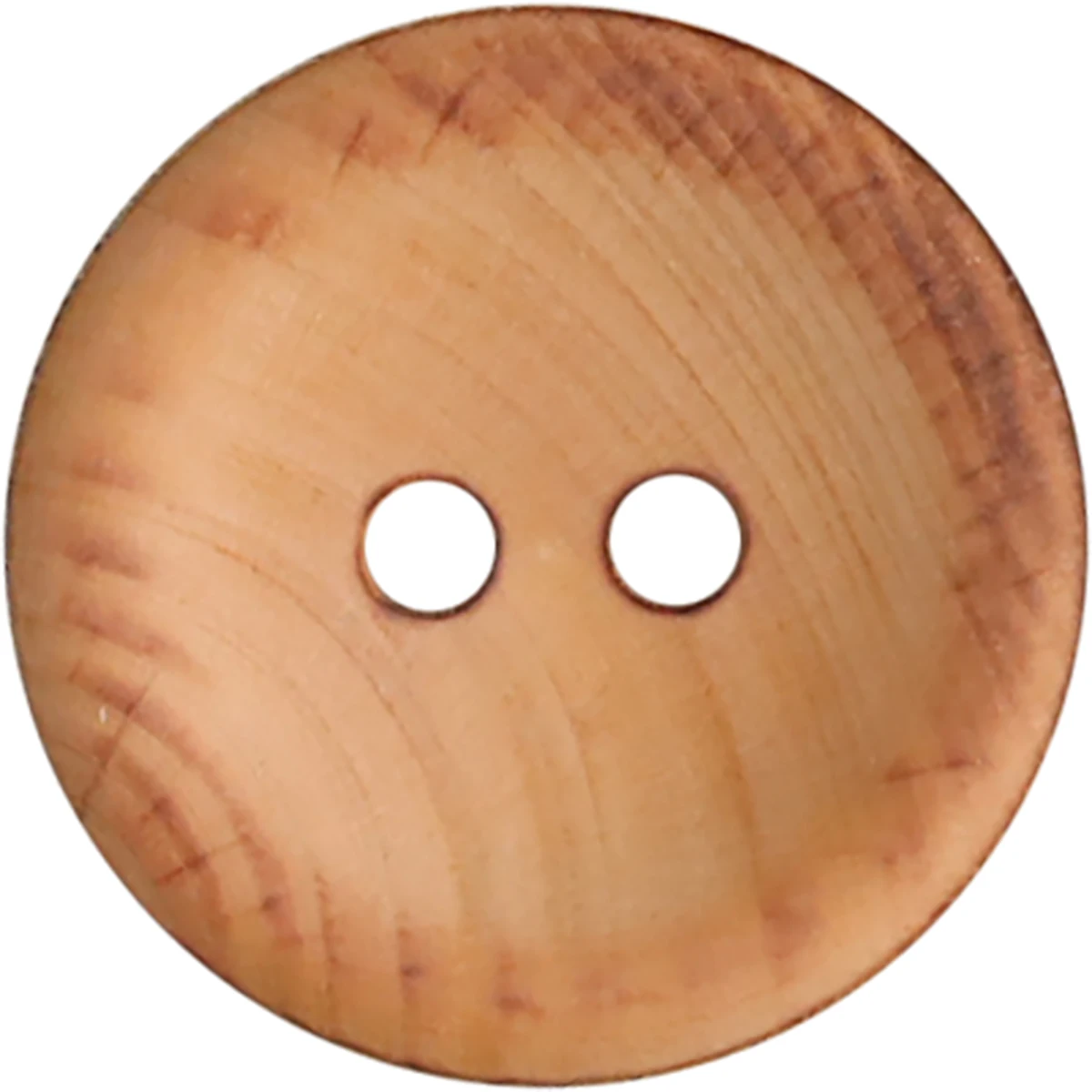 11.5mm-25mm Solid Eco Poplar Wooden Button Additive-free Two Hole Scorched Rim Bowl Shape Sewing Accessories Buttons Clothing