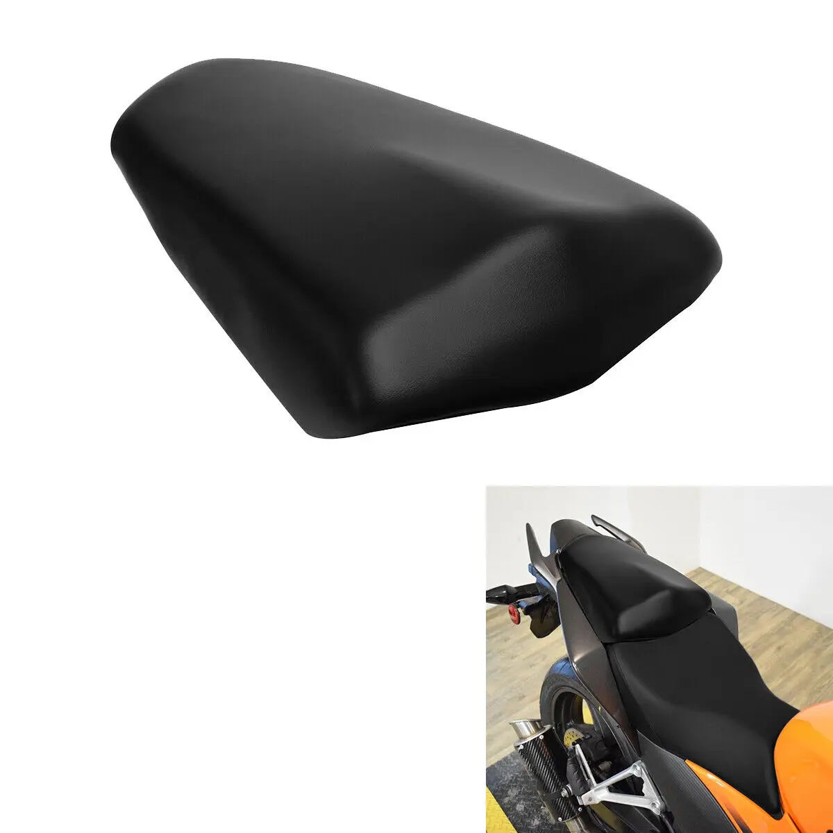 Motorcycle Rear Passenger Seat Pillion Cushion For Honda CBR300R CBR 300 R 2015-2022 2016 2017 2018 2019 2020 2021 black