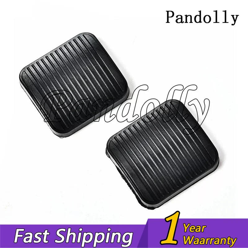 

2X Clutch Brake Pedal Pad Rubber Cover Protection Kit 52002750 16753.03 For Jeep Wrangler YJ TJ 1986-2005 Cherokee XJ